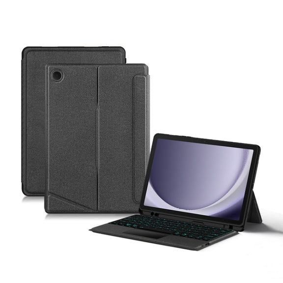 For Samsung Galaxy Tab A9+ X210 YJ-A9+ Split Bluetooth Keyboard Leather Tablet Case