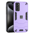 For Tecno Camon 18P 2 in 1 Shockproof Phone Case(Purple) - Tecno Cases by PMC TechLife | Online Shopping South Africa | PMC TechLife | Buy Now Pay Later Mobicred