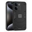For Tecno Camon 20 Pro 4G 2 in 1 Shockproof Phone Case(Black) - Tecno Cases by PMC TechLife | Online Shopping South Africa | PMC TechLife | Buy Now Pay Later Mobicred