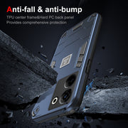 For Tecno Camon 20 Pro 4G 2 in 1 Shockproof Phone Case(Blue)