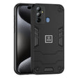 For Tecno Pop 6 Go 2 in 1 Shockproof Phone Case(Black) - Tecno Cases by PMC TechLife | Online Shopping South Africa | PMC TechLife | Buy Now Pay Later Mobicred