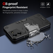 For Tecno Pova 5 2 in 1 Shockproof Phone Case(Black)
