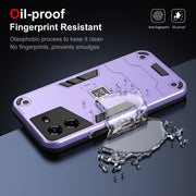 For Tecno Pova 5 2 in 1 Shockproof Phone Case(Purple)