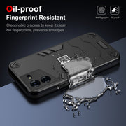 For Tecno Pova 5 Pro 2 in 1 Shockproof Phone Case(Black)