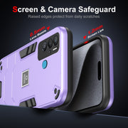 For Tecno Pova Neo 2 in 1 Shockproof Phone Case(Purple)