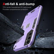 For Tecno Pova Neo 2 4G 2 in 1 Shockproof Phone Case(Purple)