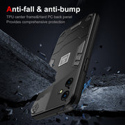 For Tecno Pova Neo 3 2 in 1 Shockproof Phone Case(Black)