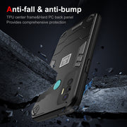 For Tecno Spark 7P 2 in 1 Shockproof Phone Case(Black)