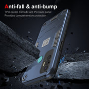 For Tecno Spark 7P 2 in 1 Shockproof Phone Case(Blue)
