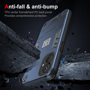 For Tecno Spark 9 Pro 2 in 1 Shockproof Phone Case(Blue)