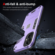 For Tecno Spark 9T 2 in 1 Shockproof Phone Case(Purple)