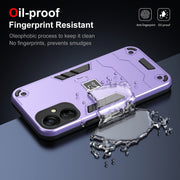For Tecno Spark 9T 2 in 1 Shockproof Phone Case(Purple)