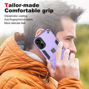 For Tecno Spark 9T 2 in 1 Shockproof Phone Case(Purple)