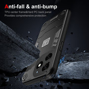 For Tecno Spark 20 2 in 1 Shockproof Phone Case(Black)