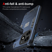 For Tecno Spark 20 2 in 1 Shockproof Phone Case(Blue)