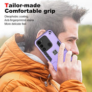 For Tecno Spark Go 2022 2 in 1 Shockproof Phone Case(Purple)