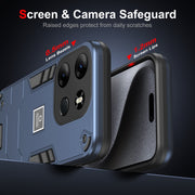 For Tecno Spark Go 2023 2 in 1 Shockproof Phone Case(Blue)