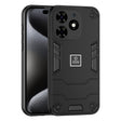For Tecno Spark Go 2024 2 in 1 Shockproof Phone Case(Black) - Tecno Cases by PMC TechLife | Online Shopping South Africa | PMC TechLife | Buy Now Pay Later Mobicred