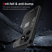 For Tecno Spark Go 2024 2 in 1 Shockproof Phone Case(Black)