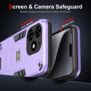 For Tecno Spark Go 2024 2 in 1 Shockproof Phone Case(Purple)