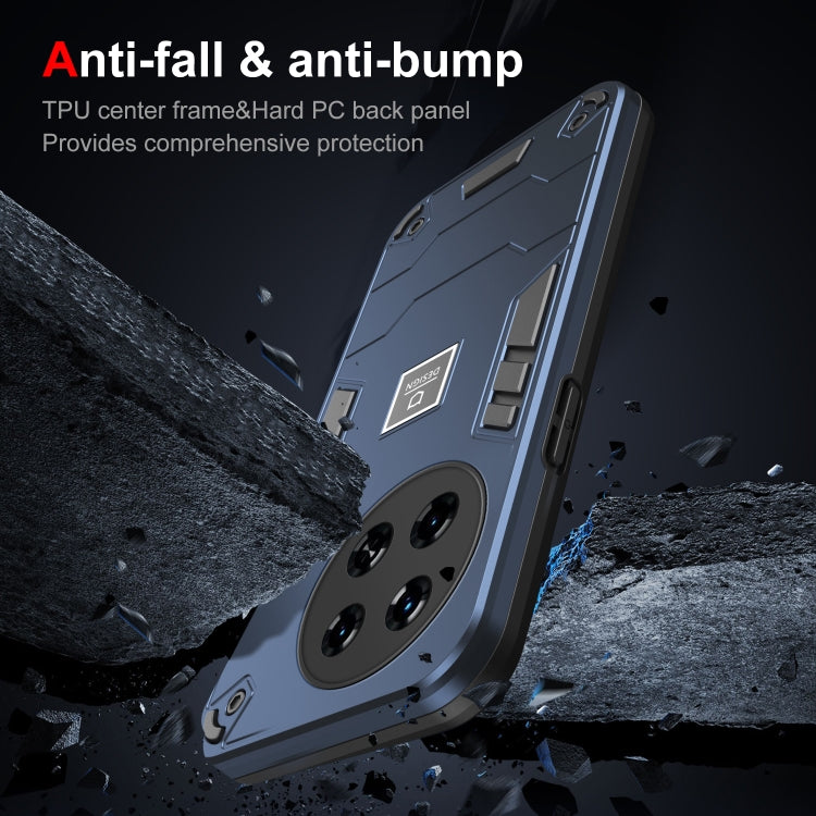 For Tecno Spark 20 Pro+ 2 in 1 Shockproof Phone Case(Blue)