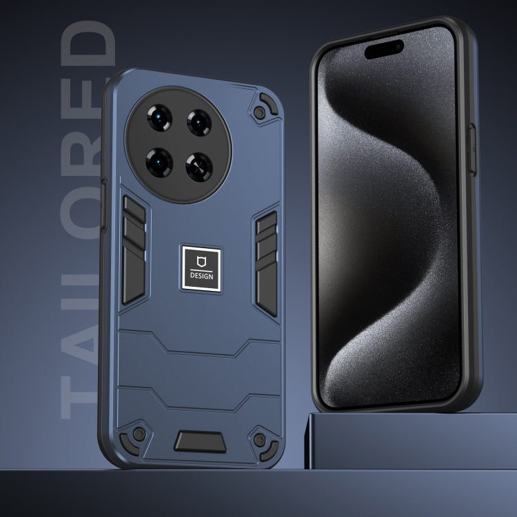 For Tecno Spark 20 Pro+ 2 in 1 Shockproof Phone Case(Blue)