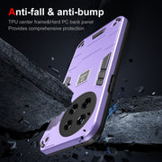 For Tecno Spark 20 Pro+ 2 in 1 Shockproof Phone Case(Purple)