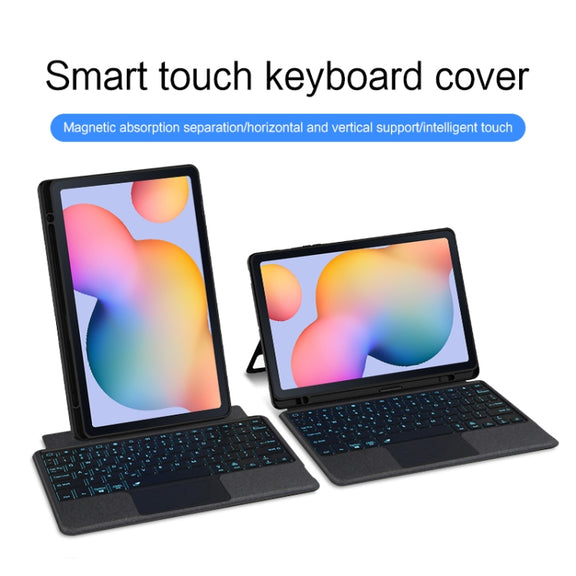 For Samsung Galaxy Tab S6 Lite 2020 / 2022 YJ-P610 Split Bluetooth Keyboard Leather Tablet Case