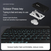 For Samsung Galaxy Tab S6 Lite 2020 / 2022 YJ-P610 Split Bluetooth Keyboard Leather Tablet Case