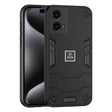 For Motorola Moto G 2024 5G Shockproof TPU Hybrid PC Phone Case(Black) - Motorola Cases by PMC Jewellery | Online Shopping South Africa | PMC Jewellery | Buy Now Pay Later Mobicred