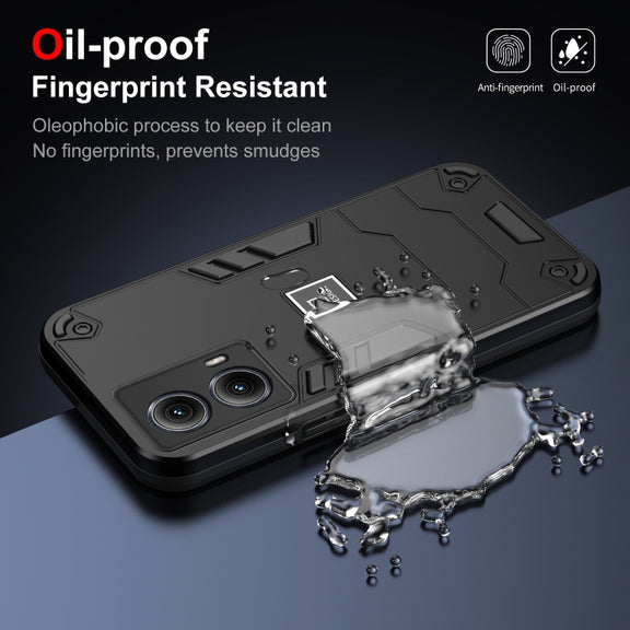 For Motorola Edge 5G 2024 Shockproof TPU Hybrid PC Phone Case(Black)
