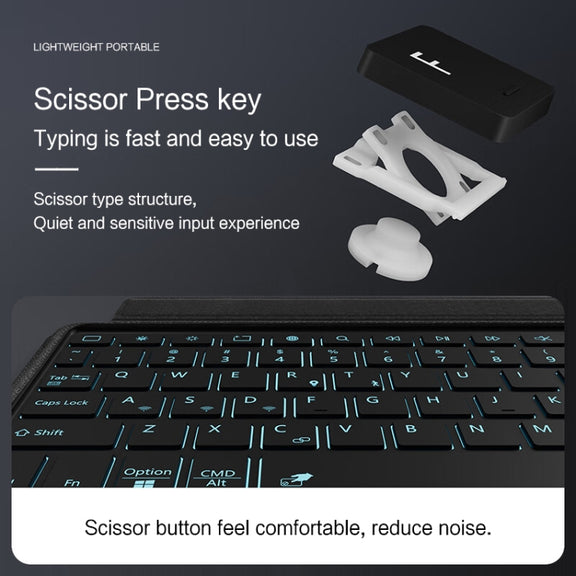 For Samsung Galaxy Tab S8 X700 / S7 T870 YJ-X700 Split Bluetooth Keyboard Leather Tablet Case