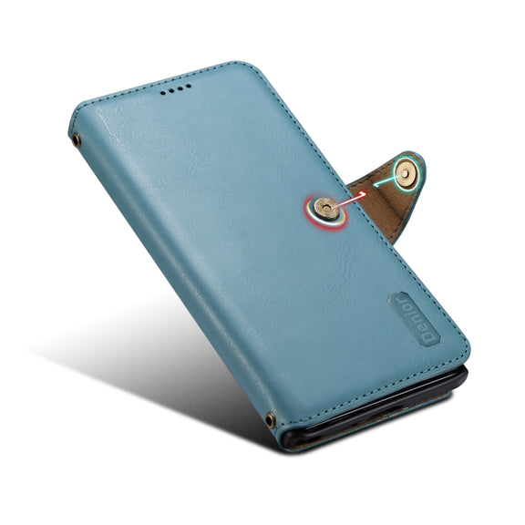 For Samsung Galaxy S24 Ultra 5G Denior Cowhide Texture Wallet Style Leather Phone Case(Blue)