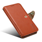 For Samsung Galaxy S24 5G Denior Cowhide Texture Wallet Style Leather Phone Case(Brown)