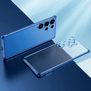 For Samsung Galaxy S24 Ultra 5G SULADA Electroplating Frosted TPU Phone Case(Blue)