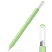 For Apple Pencil (USB-C) Jelly Silicone Stylus Pen Protective Cover(Matcha Green)