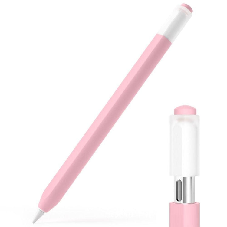 For Apple Pencil (USB-C) Jelly Silicone Stylus Pen Protective Cover(Pink)