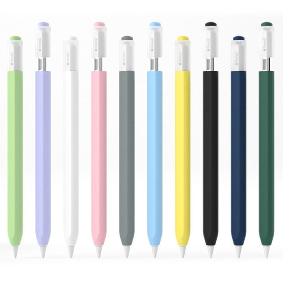 For Apple Pencil (USB-C) Jelly Silicone Stylus Pen Protective Cover(Yellow)