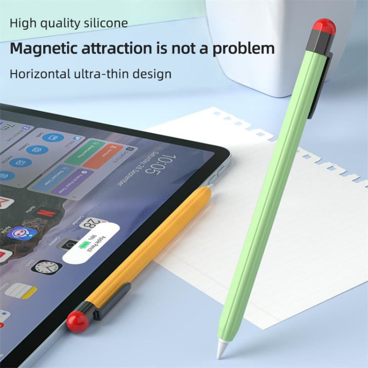 For Apple Pencil 2 Pen Clip Ultra Thin Series Stylus Pen Protective Case(Sky Blue)