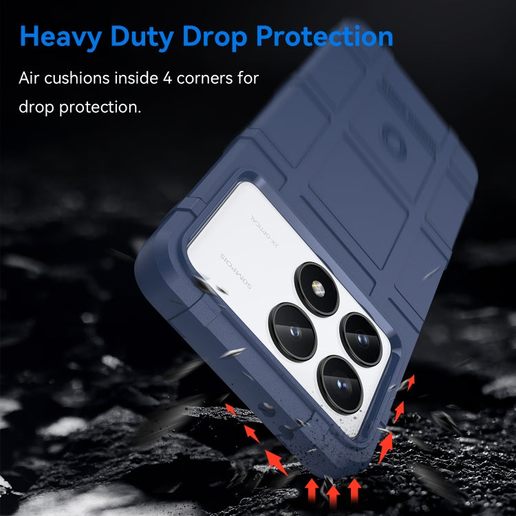 For Xiaomi Redmi K70 Full Coverage Shockproof TPU Phone Case(Blue)