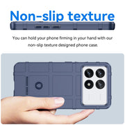 For Xiaomi Redmi K70 Pro Full Coverage Shockproof TPU Phone Case(Blue)