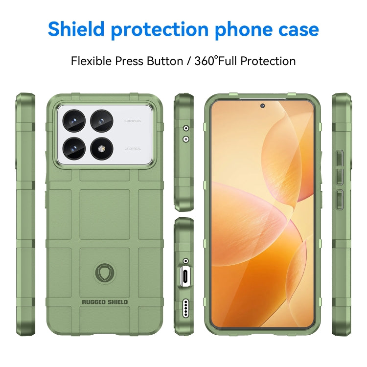 For Xiaomi Redmi K70 Pro Full Coverage Shockproof TPU Phone Case(Green)