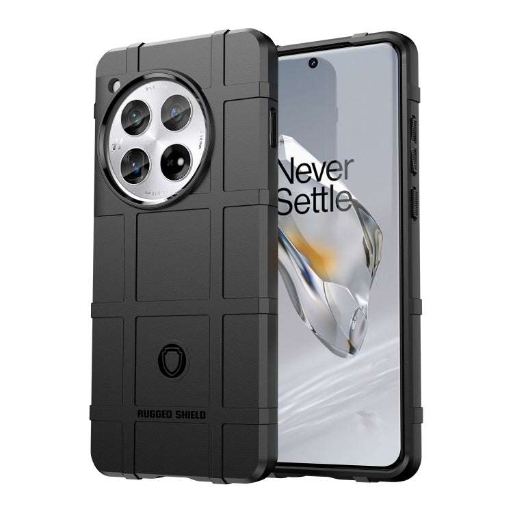 For OnePlus 12 Full Coverage Shockproof TPU Phone Case(Black)