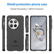 For OnePlus 12 Full Coverage Shockproof TPU Phone Case(Black)