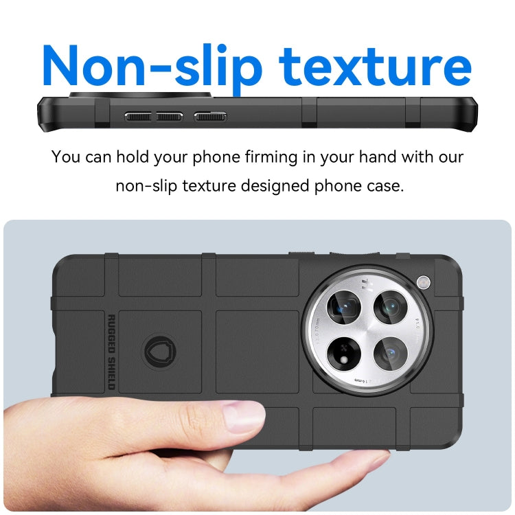 For OnePlus 12 Full Coverage Shockproof TPU Phone Case(Black)