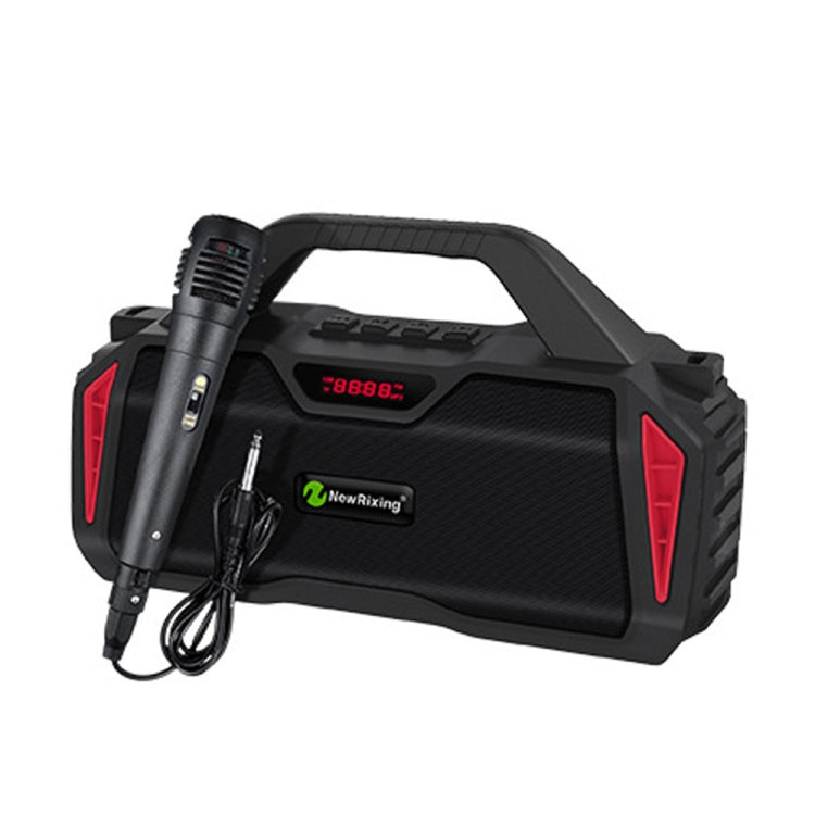 NewRixing NR6011 20W Portable Wireless Bluetooth Speaker TWS Subwoofer(Red)