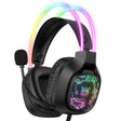 ONIKUMA X22 USB + 3.5mm Colorful Light Wired Gaming Headset with Mic, Cable length: 1.8m(Black) - free shipping - PMC TechLife - Order now!