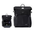 Cwatcun D95 Large Capacity Photography Backpack Shoulders Laptop Camera Bag, Size:30.5 x 18 x 38cm(Dark Black) - free shipping - PMC TechLife - Order now!