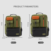 Cwatcun D117 Large Capacity Photography Backpack Shoulders Laptop Camera Bag, Size:43.3 x 33 x 13cm(Army Green)