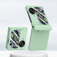 For OPPO Find N3 Flip PC Skin Feel Integrated Foldable Mid Shaft Phone Case(Mint Green) - Find N3 Flip Cases by PMC TechLife | Online Shopping South Africa | PMC TechLife